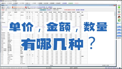 ERP免費(fèi)版 庫存、成本、銷售單價(jià)與金額核心概念解析